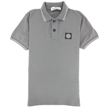 Stone Island Polo SS Kids Grey