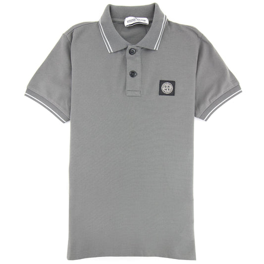 Stone Island Polo SS Kids Grey