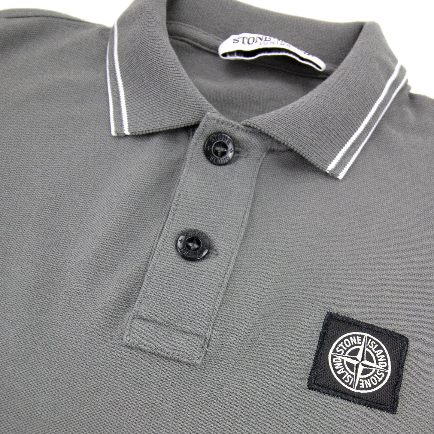 Stone Island Polo SS Kids Grey
