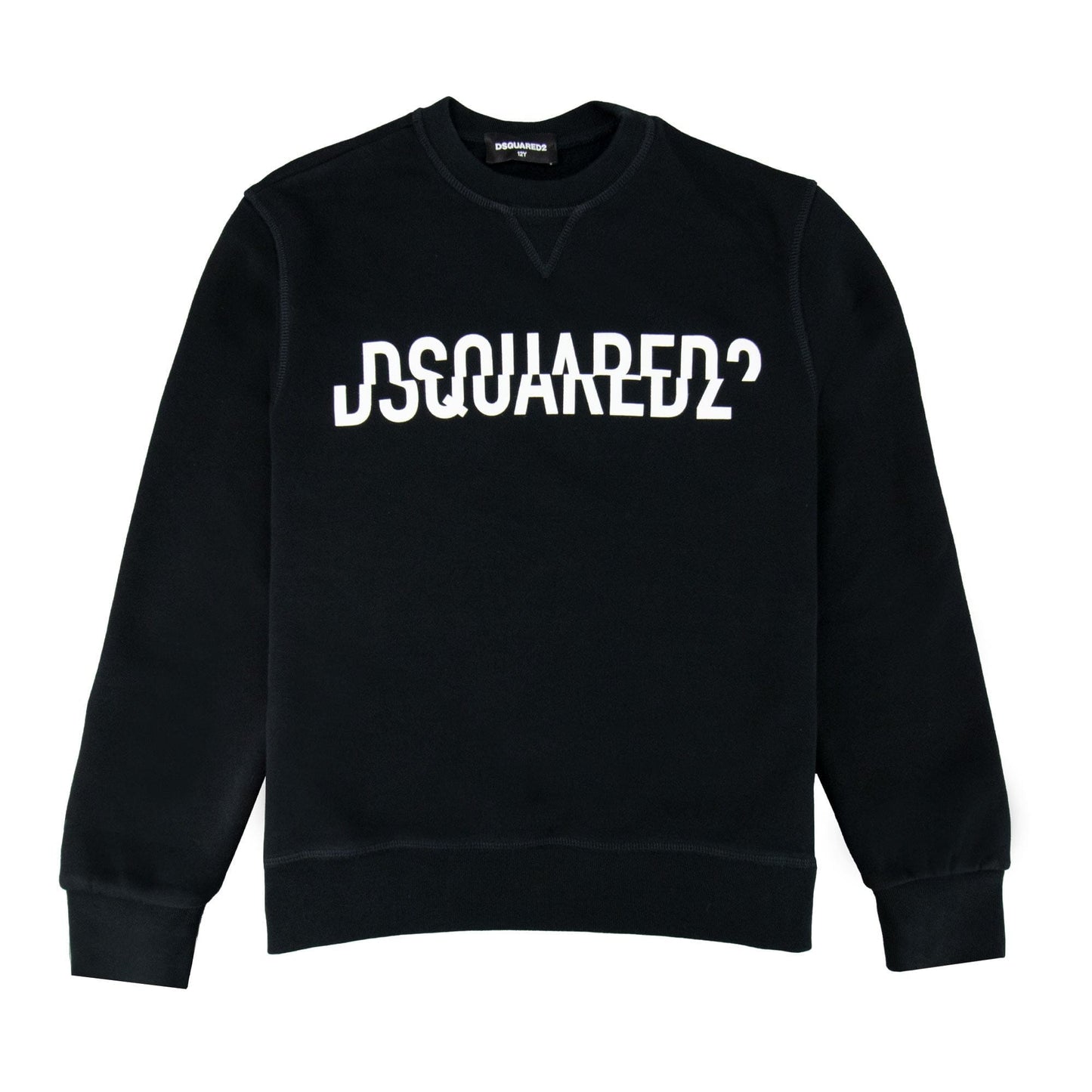 Dsquared2 Kids Dsquared Interrupted Sweatshirt Black