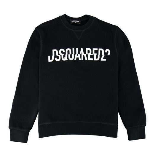 Dsquared2 Kids Dsquared Interrupted Sweatshirt Black