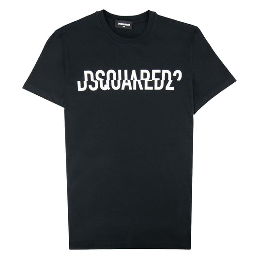 Dsquared2 Kids Dsquared Interrupted Tshirt Black