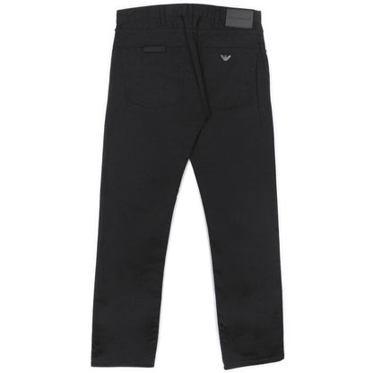 Emporio Armani J45 Regular Fit Chinos Black 999