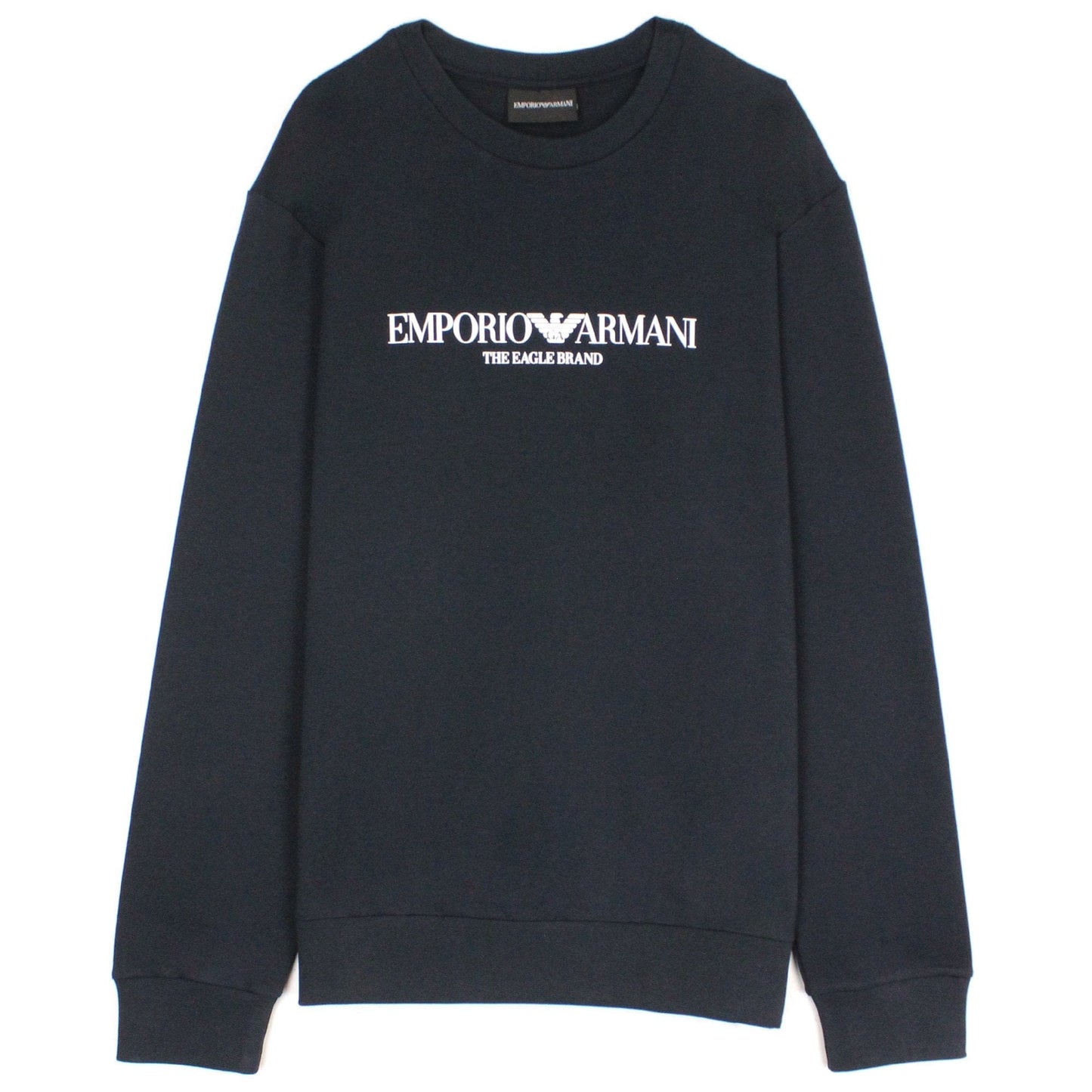 Emporio Armani Logo Print Sweatshirt Blue Navy 0922