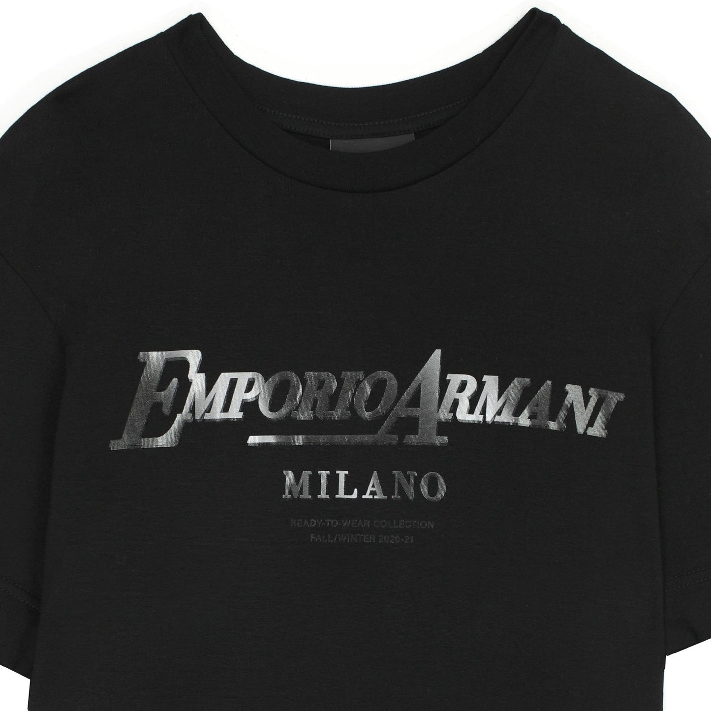 Emporio Armani Ready To Wear Logo T Shirt Black 999