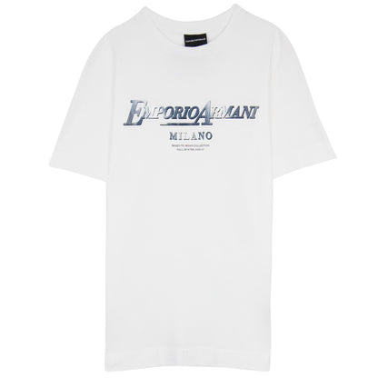 Emporio Armani Ready To Wear Logo T Shirt White 001