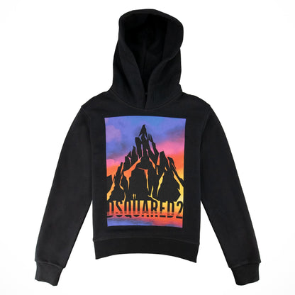 Dsquared2 Kids Dsquared Mountain Hoody Black