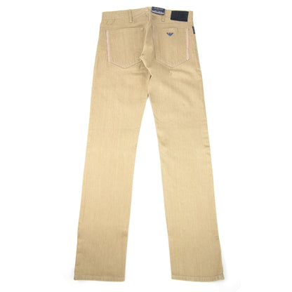 Armani Jeans J23 Slim Fit Jean Beige