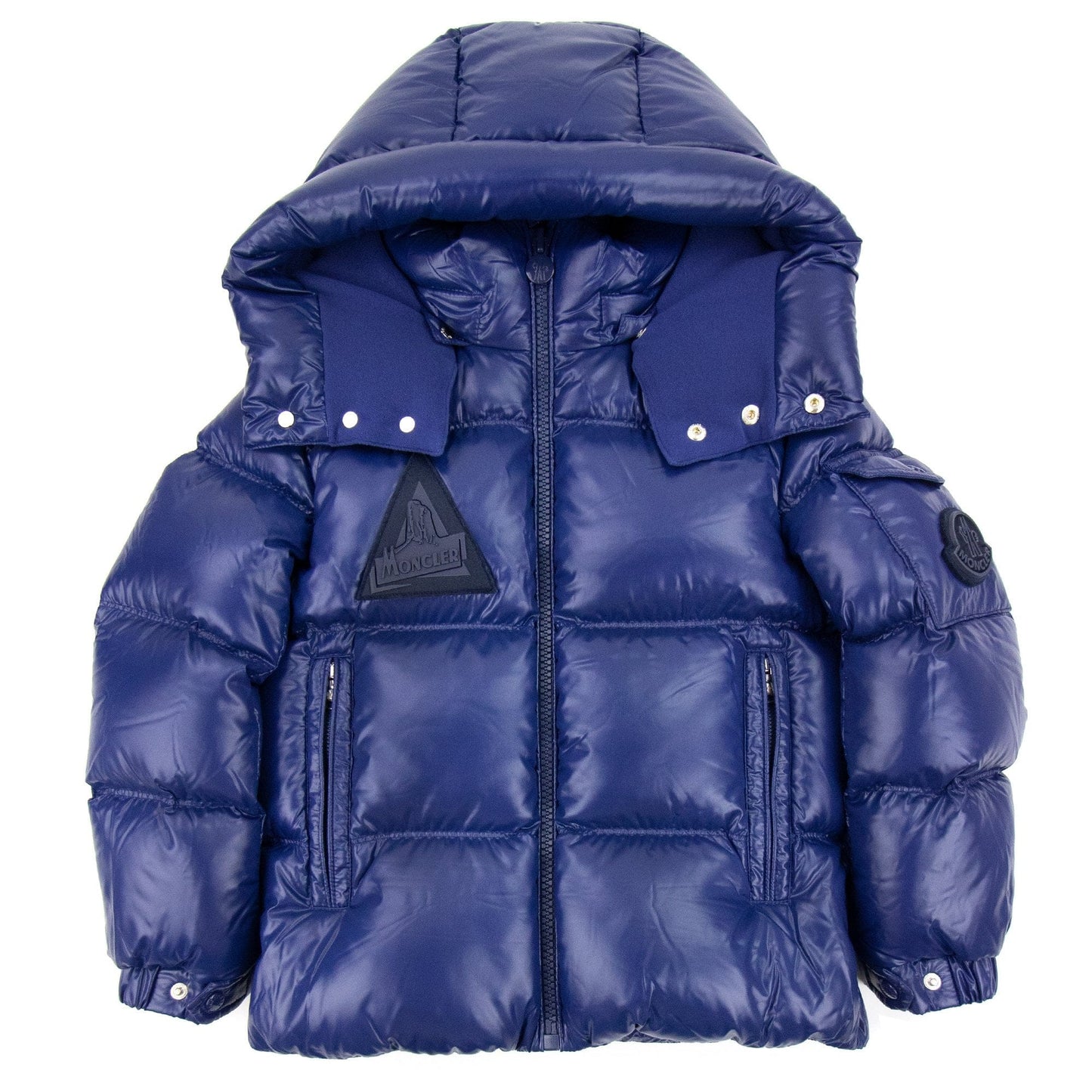 Moncler Junior Ecrins Padded Jacket Blue