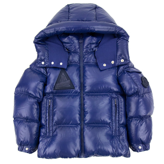 Moncler Junior Ecrins Padded Jacket Blue