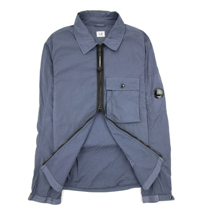 C.P. Company Arm Lens Nylon Overshirt Blue 884