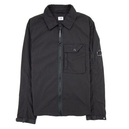 C.P. Company Arm Lens Nylon Overshirt Black 999