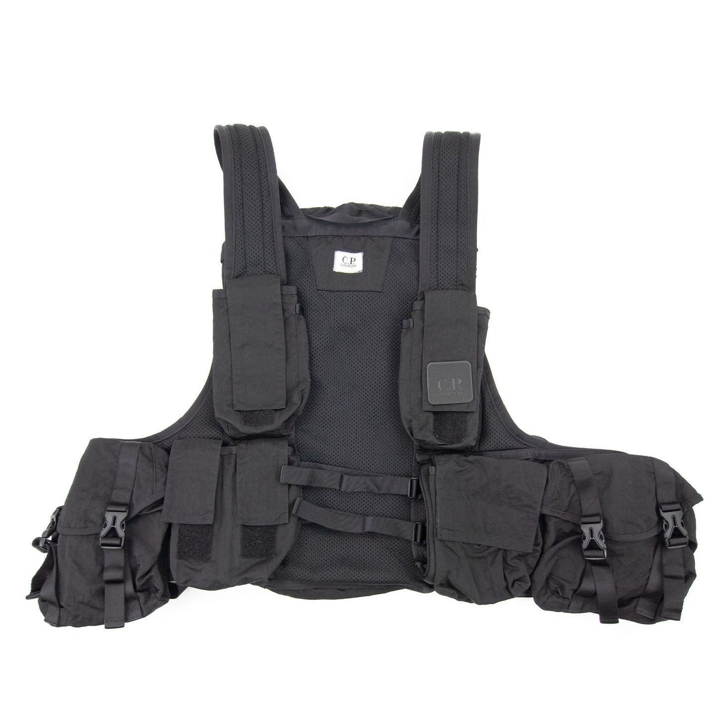 CP Company Military Pocket Gilet Vest Black 999