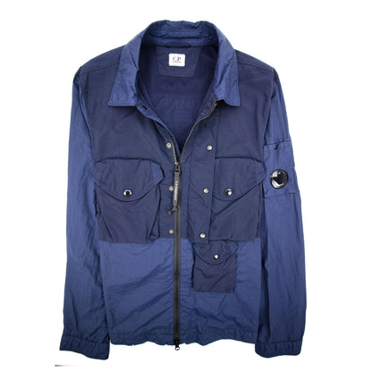 C.P. Company Multi Pockets Nylon Overshirt Navy 888