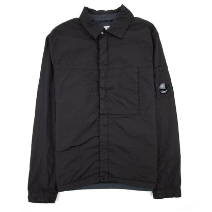 C.P. Company Nylon Zip Up Overshirt Black 999