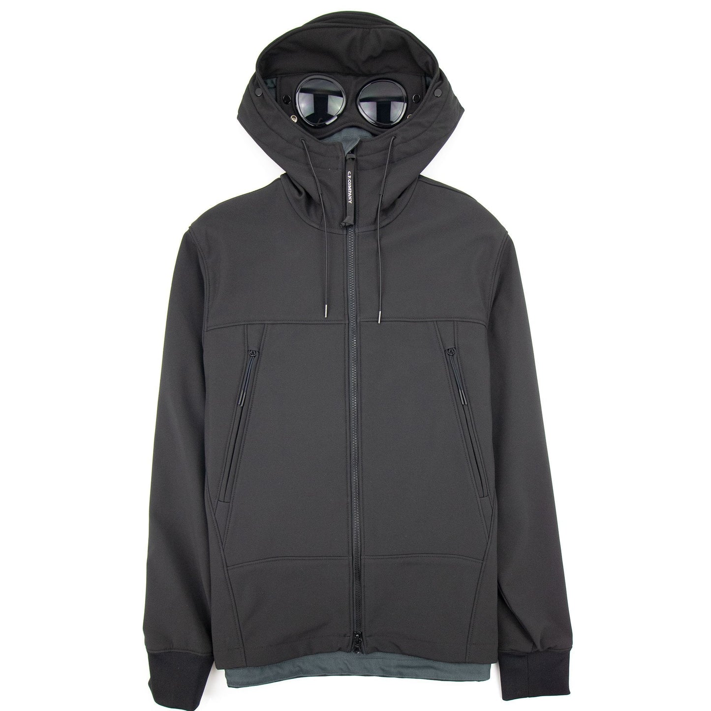 C.P. Company Soft Shell Goggle Jacket Black 999