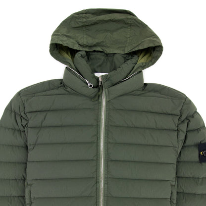 Stone Island Loom Woven Down Chambers Jacket Khaki V0059