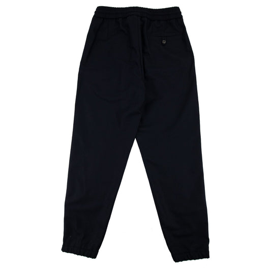 Moncler Rubber Logo Straight Cuff Pants Navy 742