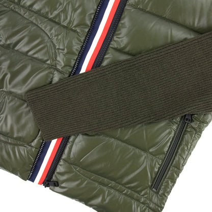 Moncler Maglione Tricot Card Cardigan Khaki 886