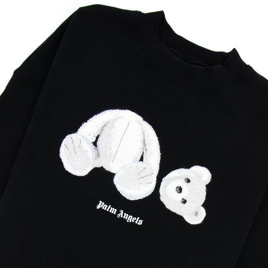 Palm Angels Ice Kill Bear Sweatshirt Black