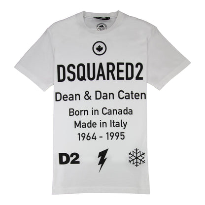 Dsquared2 Dean & Dan Symbol T-shirt White