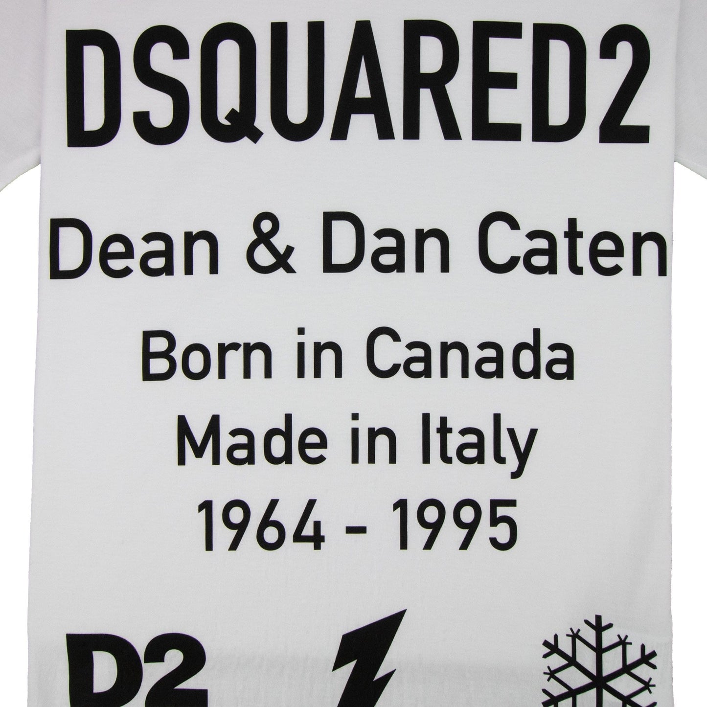 Dsquared2 Dean & Dan Symbol T-shirt White