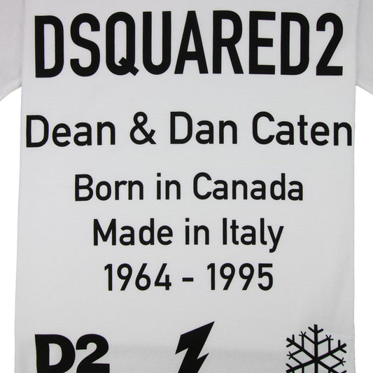 Dsquared2 Dean & Dan Symbol T-shirt White