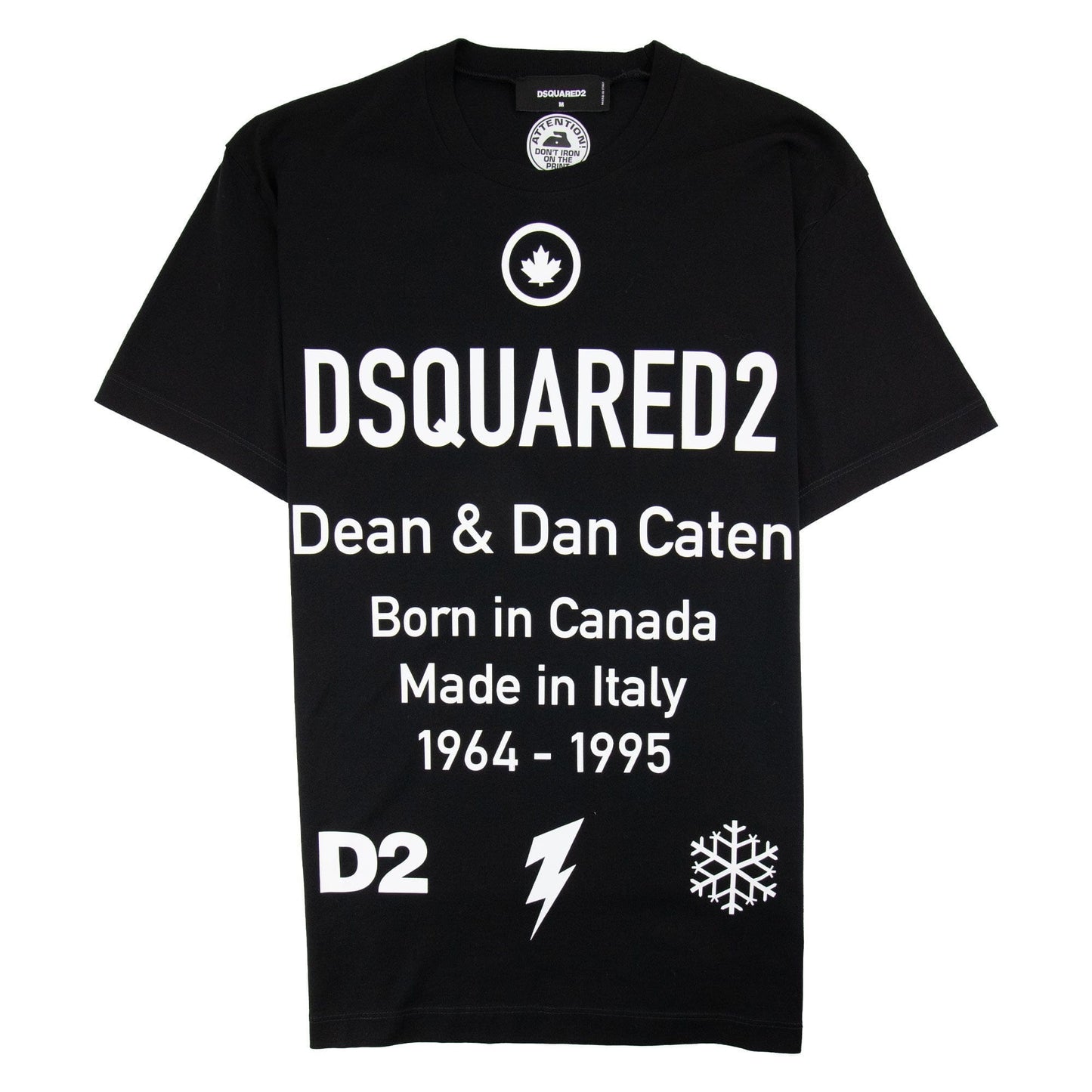 Dsquared2 Dean & Dan Symbol T-shirt Black