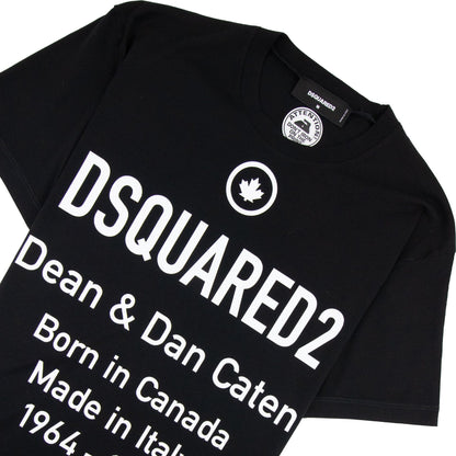 Dsquared2 Dean & Dan Symbol T-shirt Black