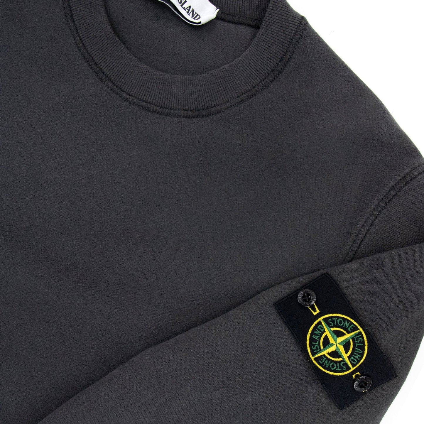 Stone Island 63051 Crewneck Sweatshirt Charcoal V0065