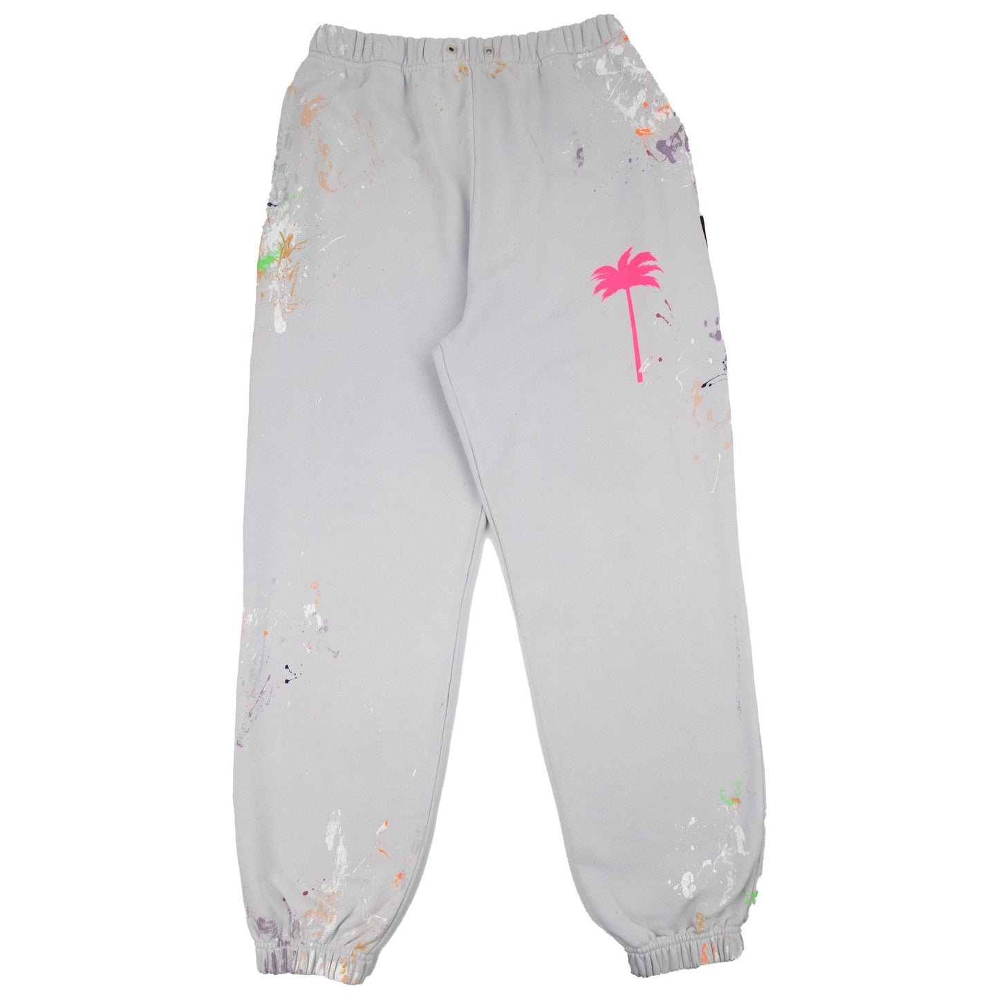 Palm Angels Paint Splatter Bottoms Grey
