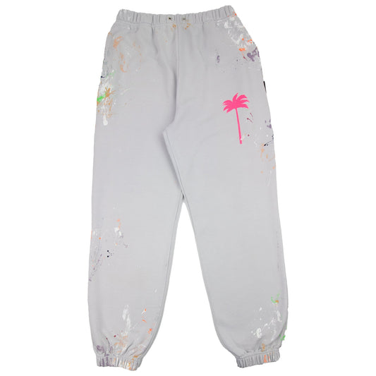 Palm Angels Paint Splatter Bottoms Grey