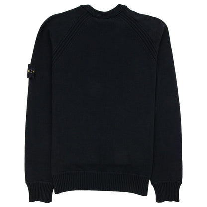 Stone Island 541a2 Crewneck Knit Black V0029
