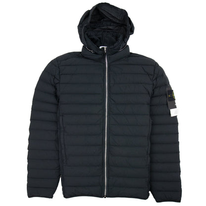 Stone Island Loom Woven Down Chambers Jacket Black V0029
