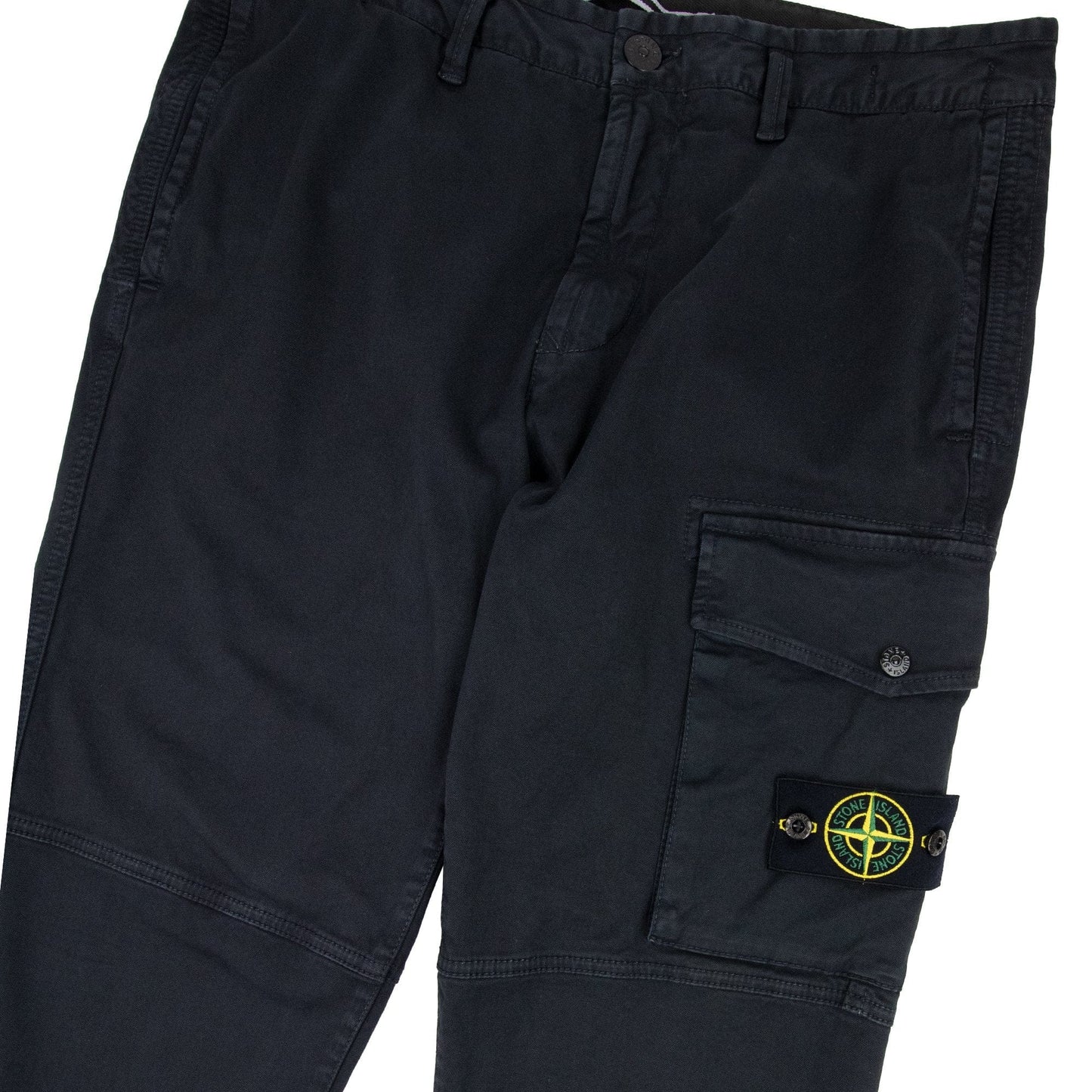 Stone Island Pocket Cargo Trousers Navy V0120