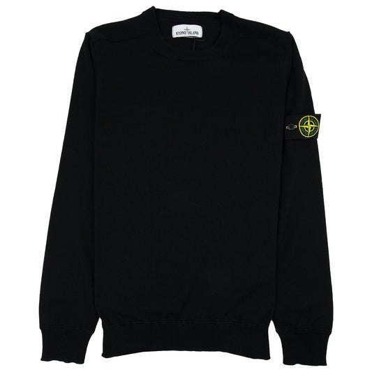 Stone Island 526c4 Knitted Sweatshirt Black V0029