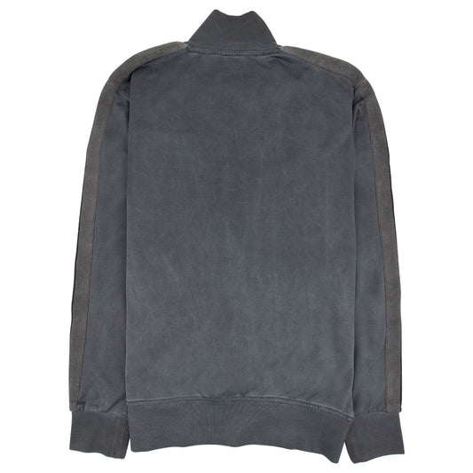 Palm Angels Garment Dyed Track Jacket Dark Grey