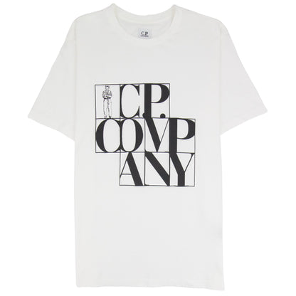 C.P. Company C.P Block Man T-Shirt White 103
