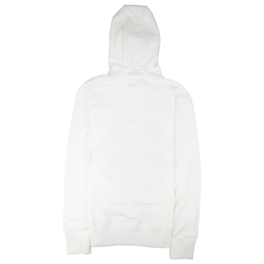 Moncler Large Logo Hoodied Sweatshirt Off White 034