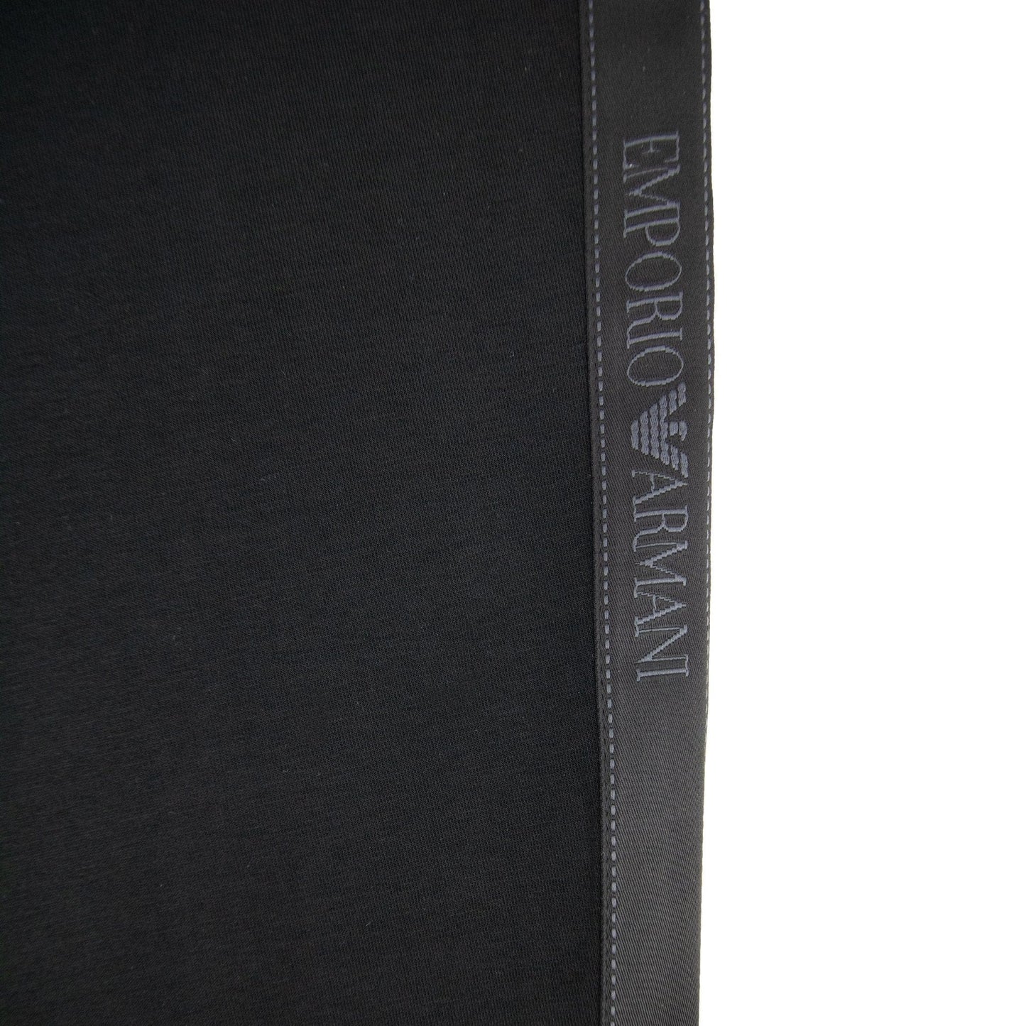 Emporio Armani Tape Logo Jogging Bottoms Black 999