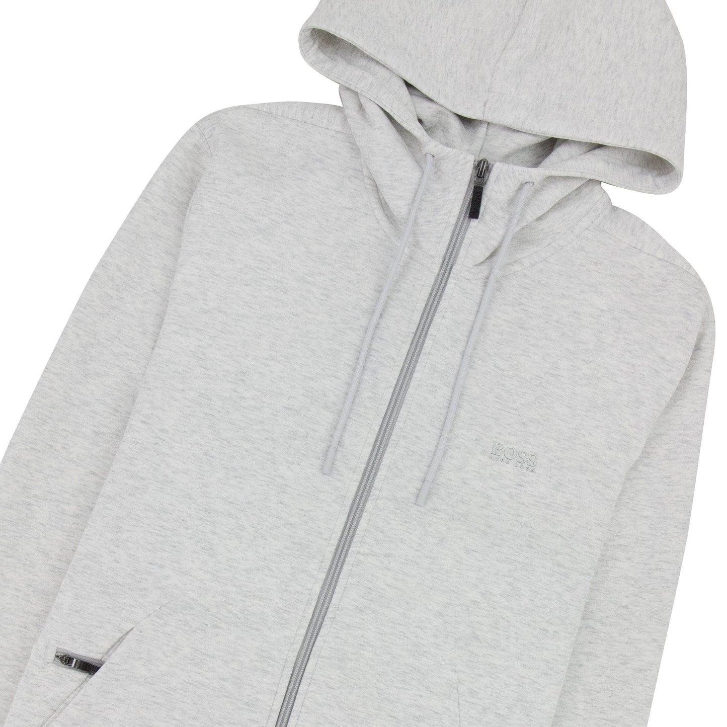 Hugo Boss Saggy X Tracksuit Top Marl Grey 057