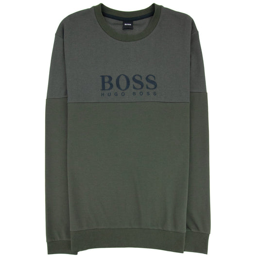 Hugo Boss Tracksuit Sweatshirt Front Logo Dark Green