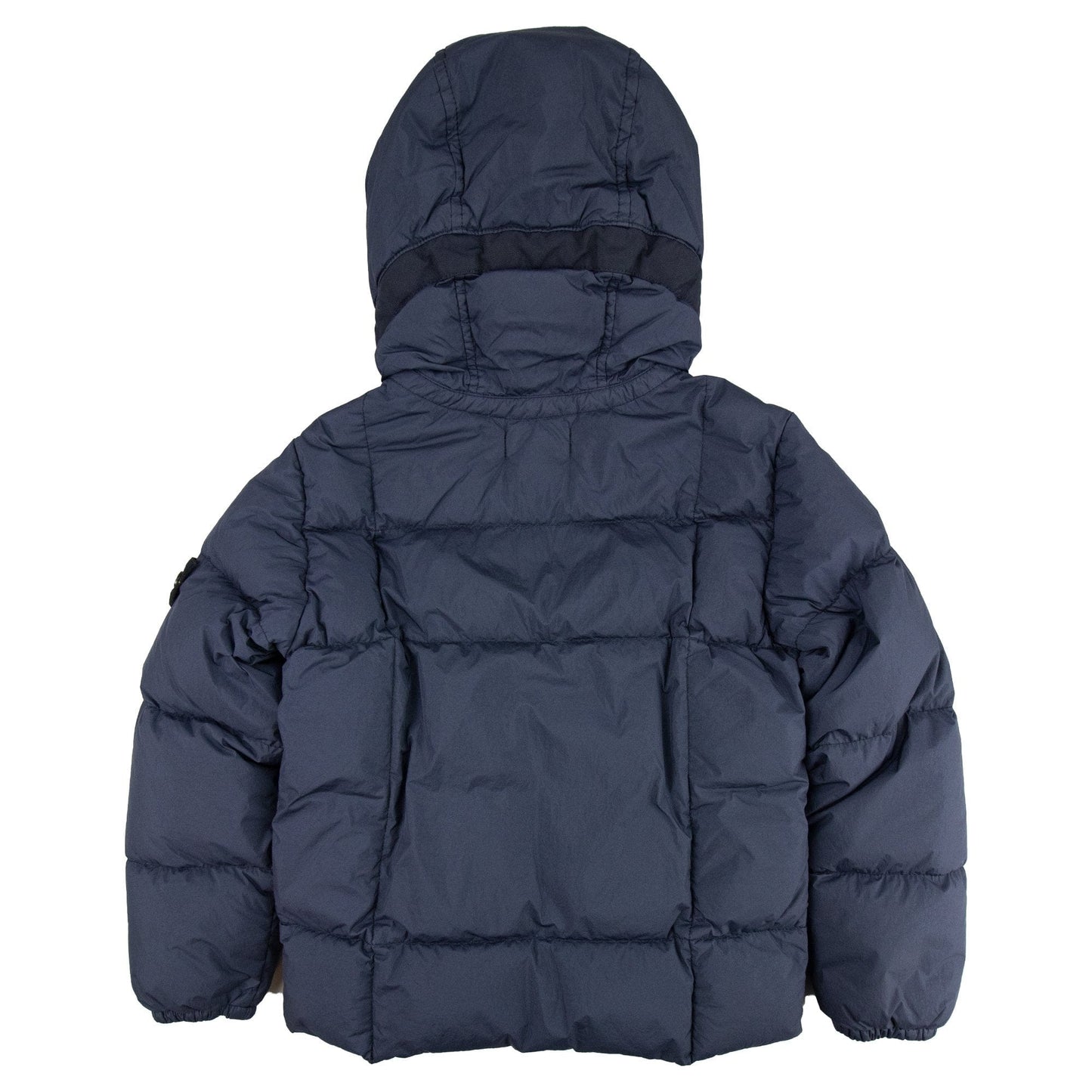 Stone Island Junior 40333 Garment Dyed Crinkle Reps Ny Down Jacket Navy V0028