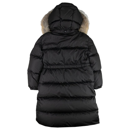 Moncler Junior Taim Giubbotto Long Jacket Black 999