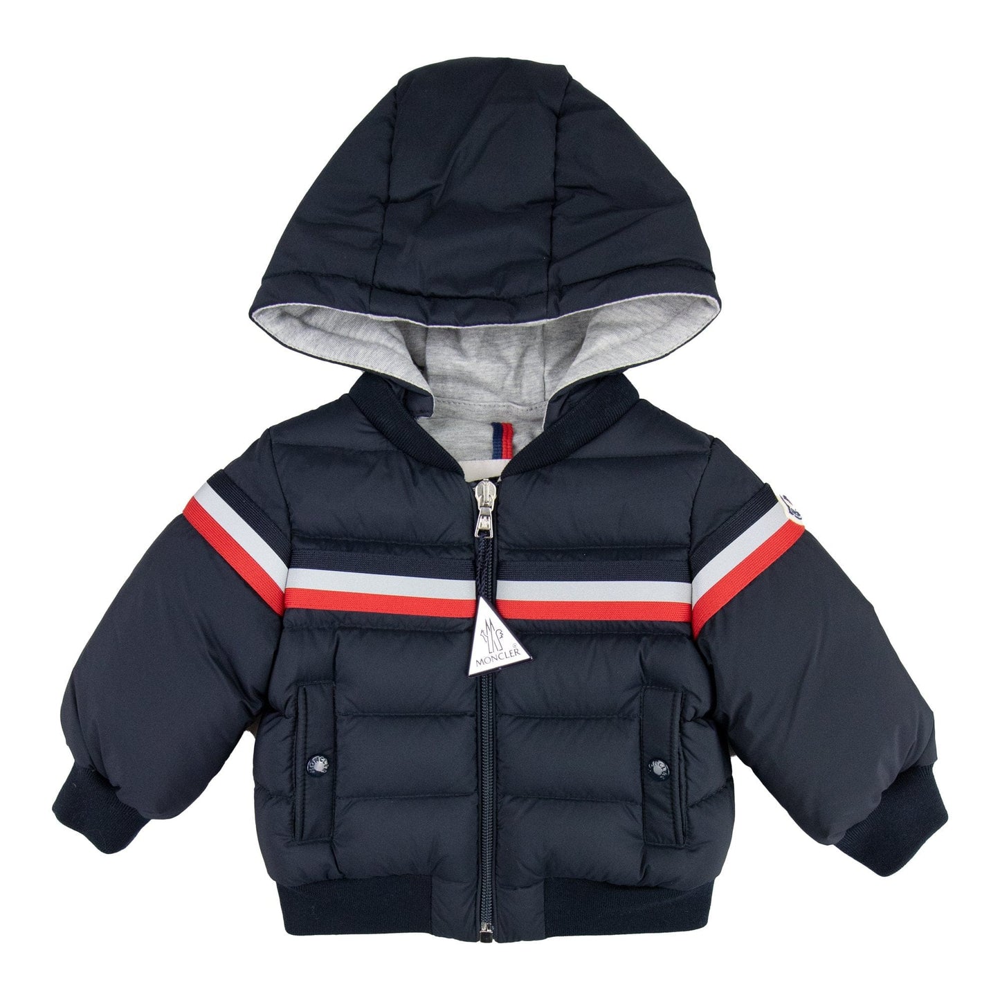 Moncler Junior Perd Down Padded Jacket Navy