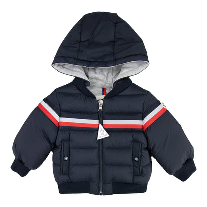 Moncler Junior Perd Down Padded Jacket Navy