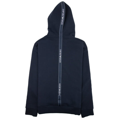 Emporio Armani Tape Logo Hoodied Sweatshirt Blue/navy 0920