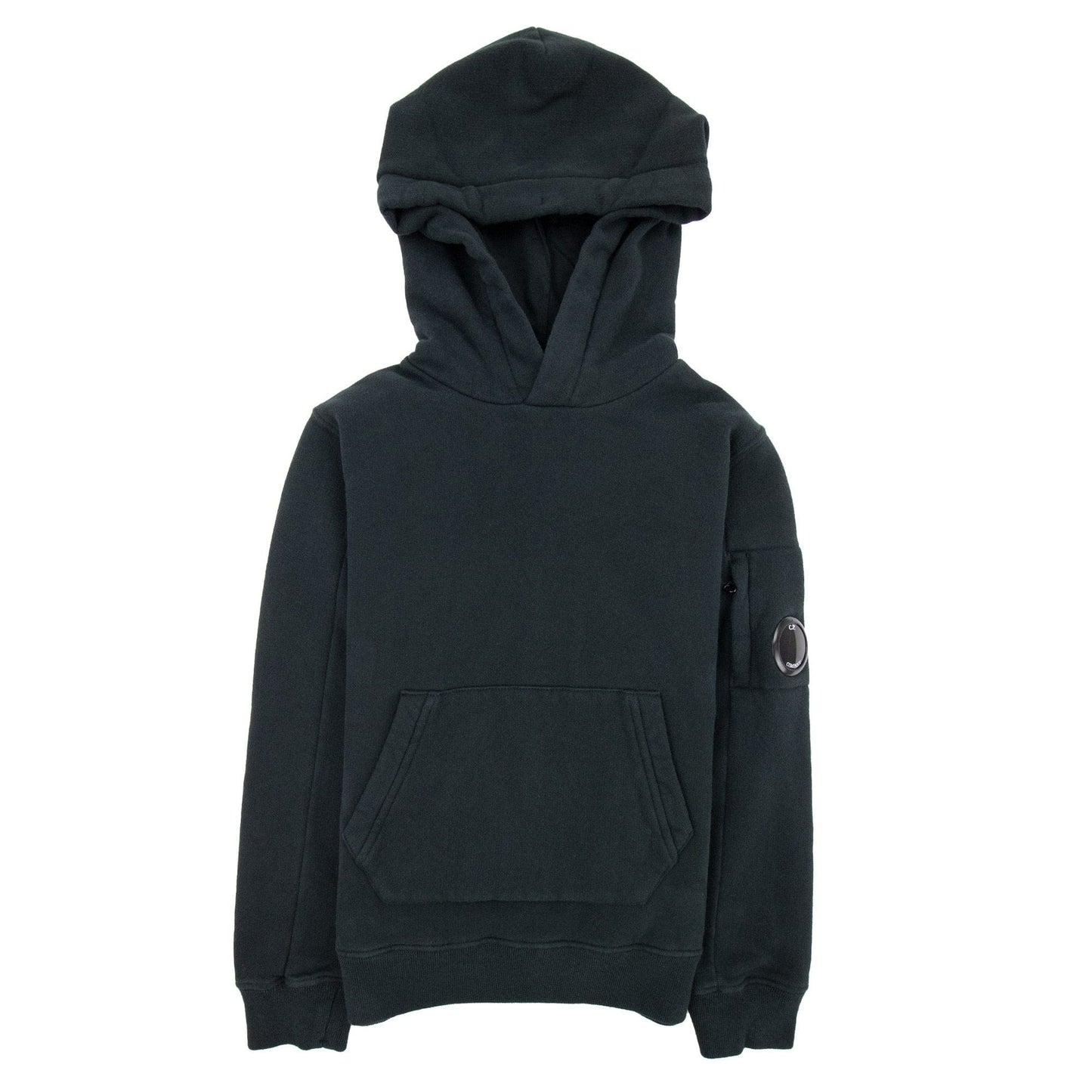 Cp Company Undersixteen Arm Lens Hoodied Sweatshirt Black 999