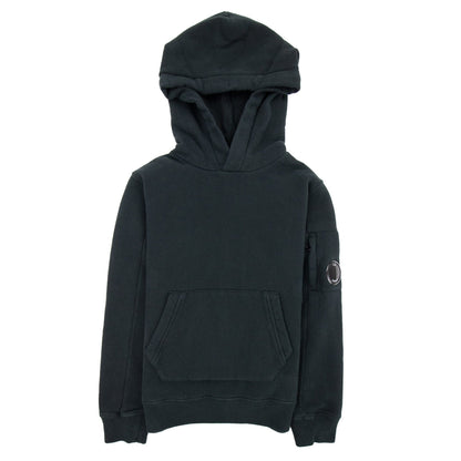 Cp Company Undersixteen Arm Lens Hoodied Sweatshirt Black 999