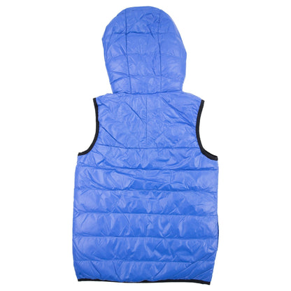 Hugo Boss Kids Logo Reversible Padded Gilet Blue Black